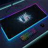 Attack On Titan Mouse Pad with Rgb Laptop Mat Desk Carpet Gamer Accessories Keyboard Computer Table Deskpad Mousepad Mausepad