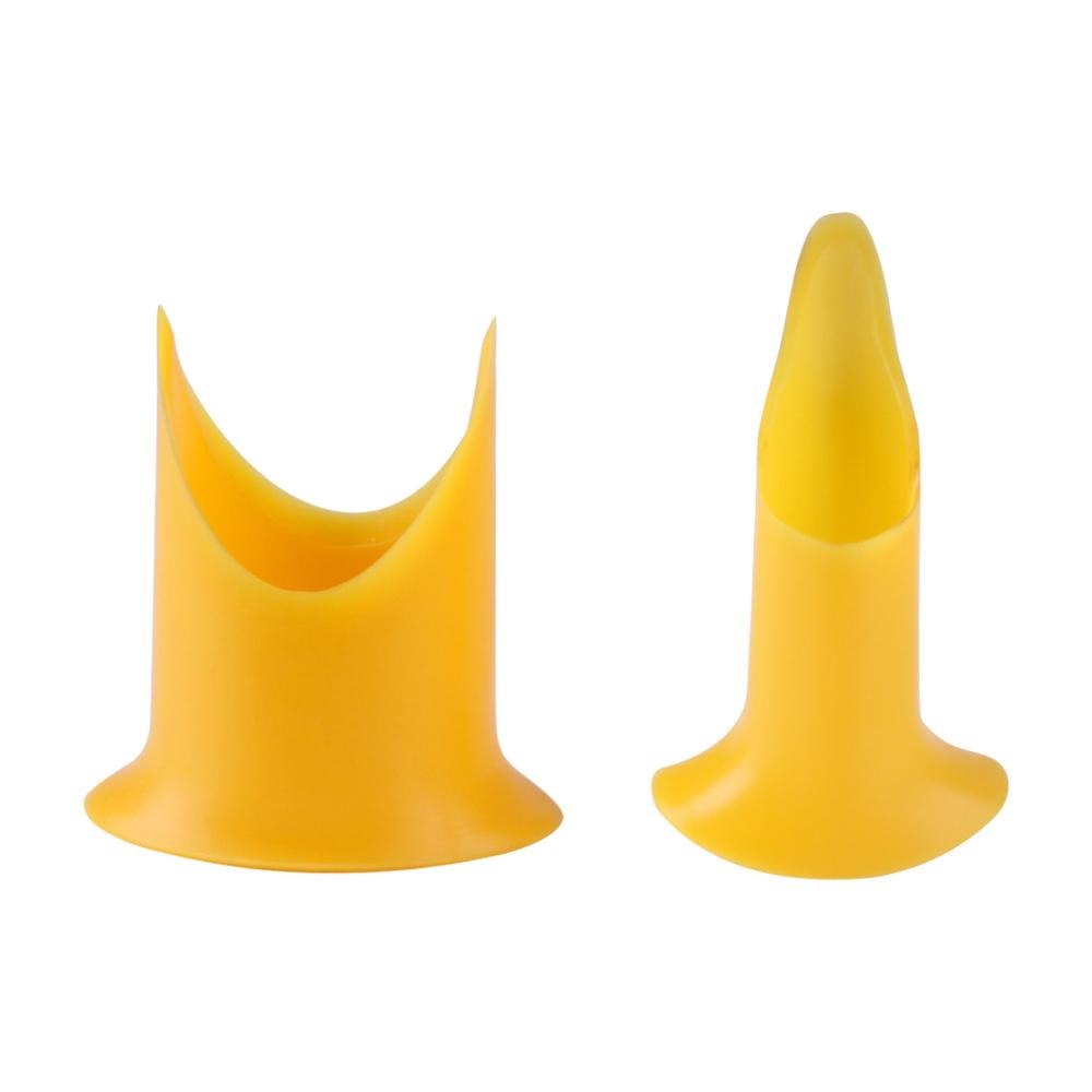 

2шт слайсер для овощей, нарезка случайных перцев, фруктов, кухонное устройство, устройство для удаления семян, креативный инструмент для чистки и удаления сердцевины жёлтый