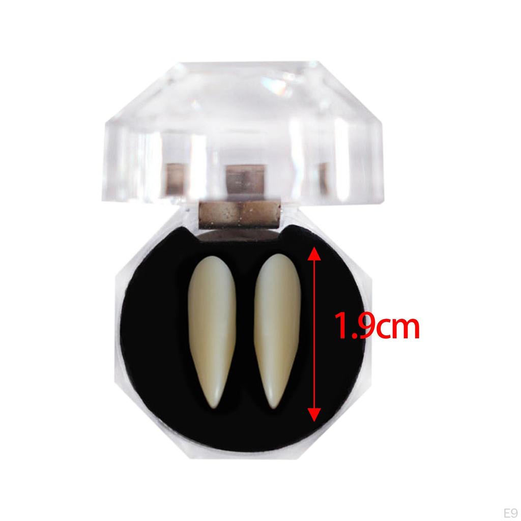 Halloween Fangs Fake Teeth Gift Decoration for Stage Performance Fancy Dress