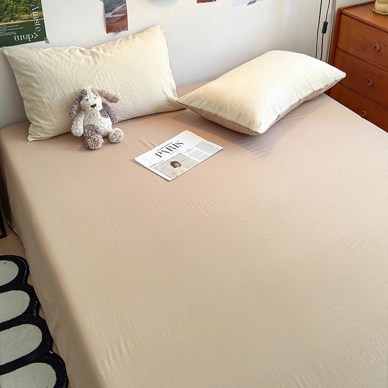 Soft Washed Cotton Single Bed Sheet & Quilt Cover, 1.2m Dorm Bedspread Simmons Protector, 180cm Girly Design