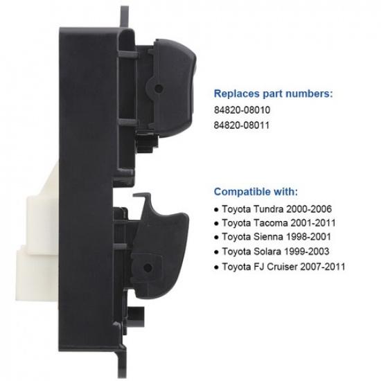Master Window Switch Control for Toyota Tundra /Tacoma /Sienna/Solara/FJ Cruiser
