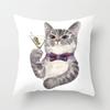 Cute Cartoon Cat Pillow Case Printed Quality Home Decorative Pillows Kids Bedroom Sofa Decor Pillowcase Couch Cushion 45*45cm