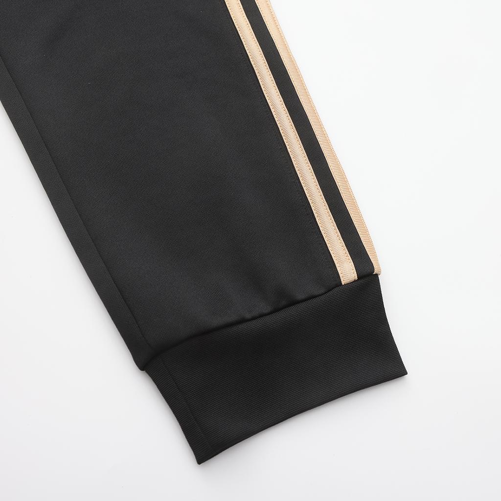 Adidas Taekwondo Logo Round Neck Pullover Simple Short Sleeve T-Shirt Striped Fashion Long Pants Casual Sports Suit ADICLTS24CTKP-BG+TR30P1T-BG