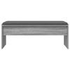 Hallway Bench with Cushion Grey Sonoma 103 X 38 X 40 Cm