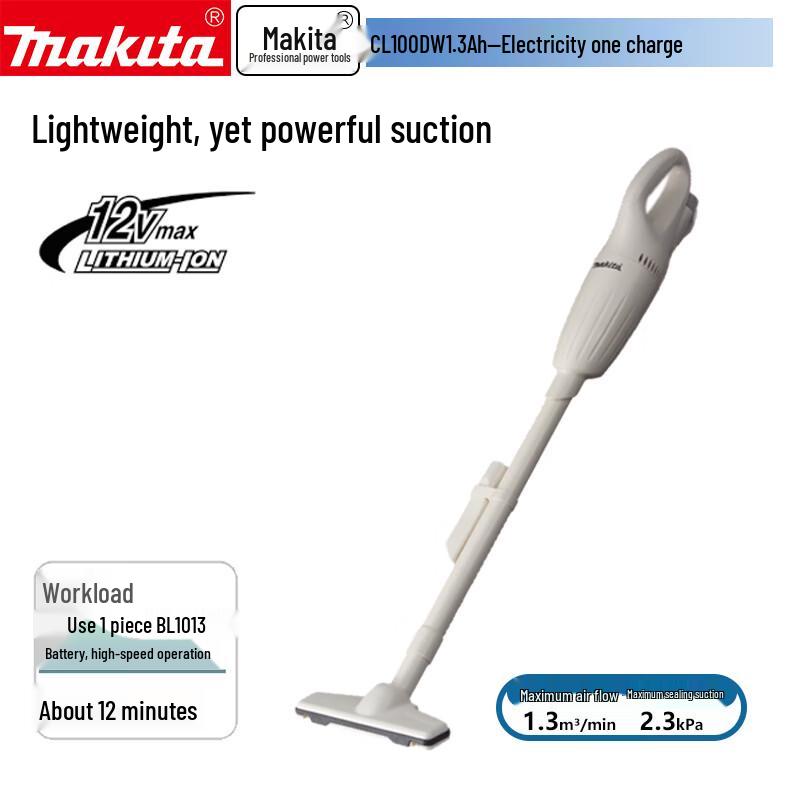 Беспроводной ручной пылесос Makita CL100DW Штепсель CN (адаптер в комплекте)