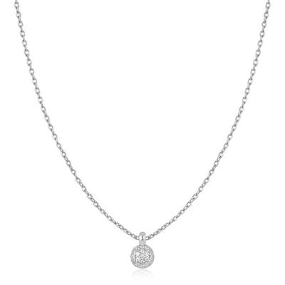 ANIA HAIE Silver Spear Pave 925 Silver Necklace N061-01H