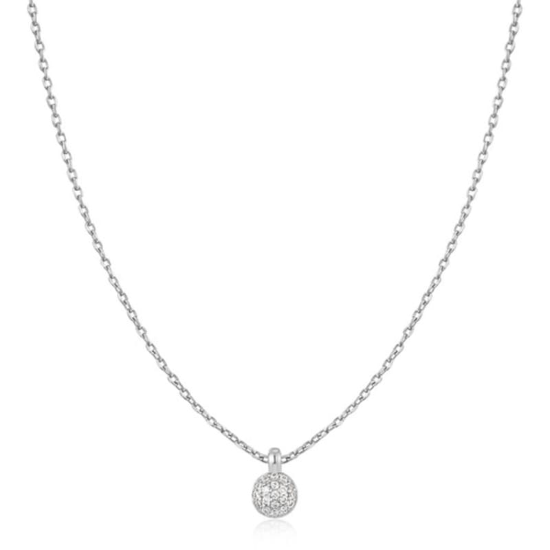 ANIA HAIE Silver Spear Pave 925 Silver Necklace N061-01H