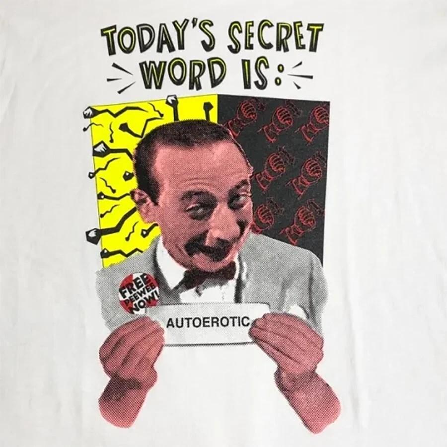 

Pee Wee Herman vtg shirt white T-shirt All sizes S to 4XL Unisex T-Shirt XL