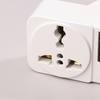 Portable Wall Power Outlet European British Plug Adapter Socket Converter With Switch Universal UK EU 10A 250V Extension Socket