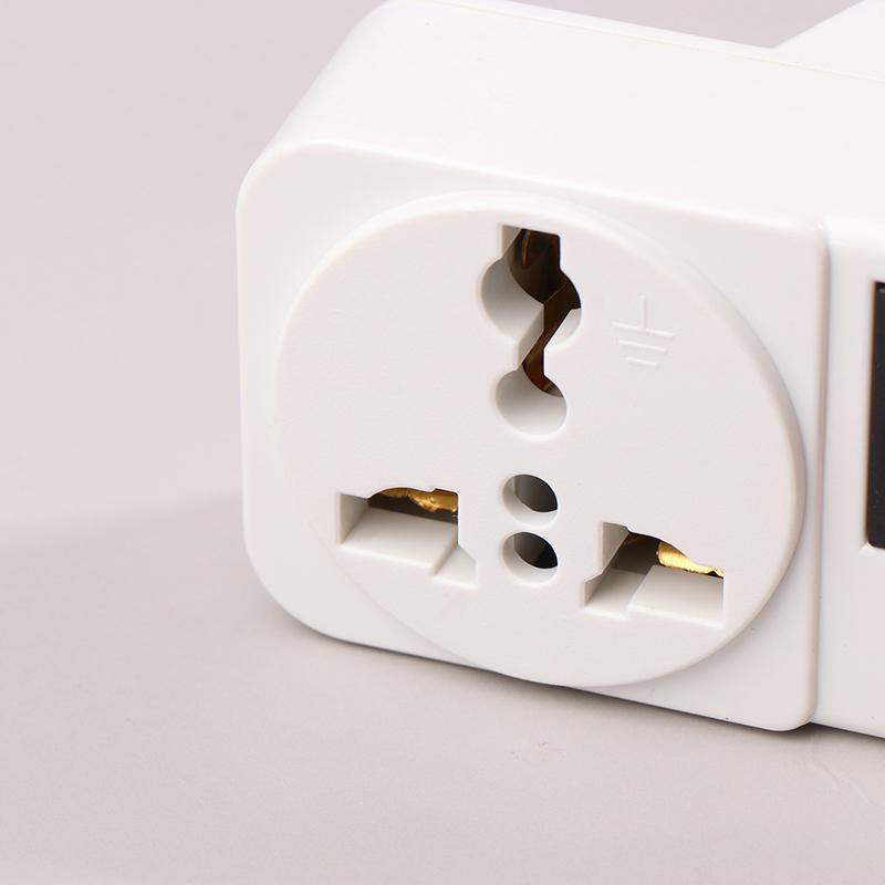Portable Wall Power Outlet European British Plug Adapter Socket Converter With Switch Universal UK EU 10A 250V Extension Socket