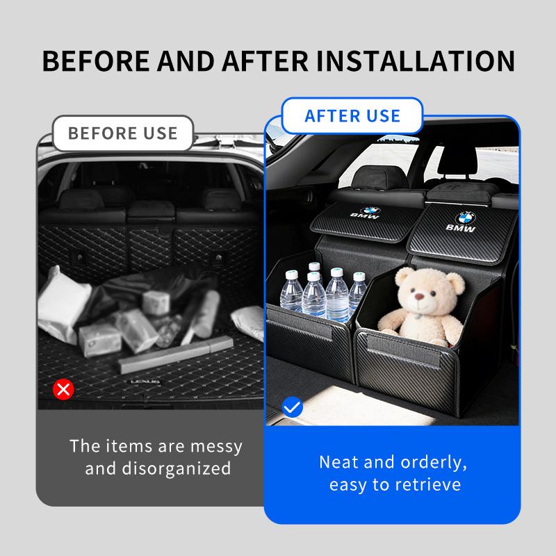Car Travel Storage Bag Auto Trunk Foldable Organizer Box For BMW M 1 3 4 5 6 7 Series M3 M6 F01 F02E34 E36 E70 F10 X6 X1