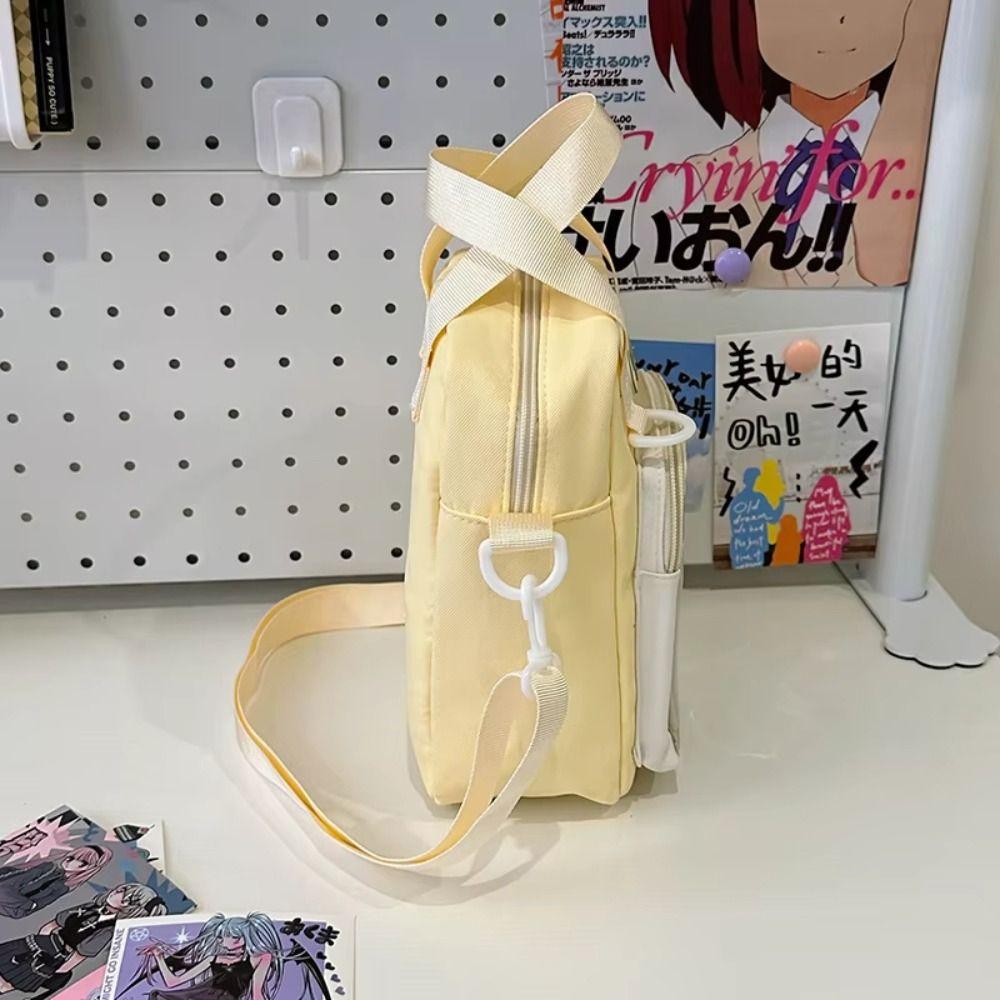 Small Back School Shoulder Bag Clear Pocket Kawaii Itabag Harajuku Crossbody Bag for Teenage Girls