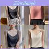 Acetate Material Sleeveless Top With Double Strap Design For Casual Women Wear