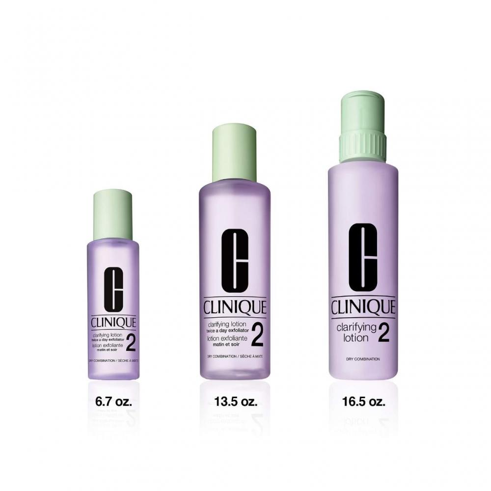 Clinique Clarifying Face Lotion 2 Liquid Exfoliator 13.5 Oz  400 Ml