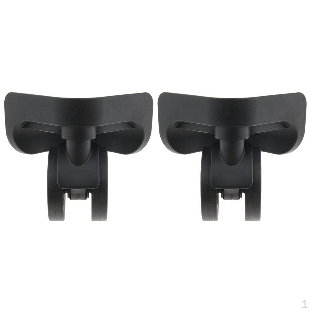 

1 пара сменных пористых колес для чемодана для дорожной сумки A85 черные