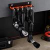 Air Tool Holder 5-Slot Wall Drill Grinder Station Power Tool Hanger For Electric Gadgets Drill Screwdriver Grinder Garage Studio