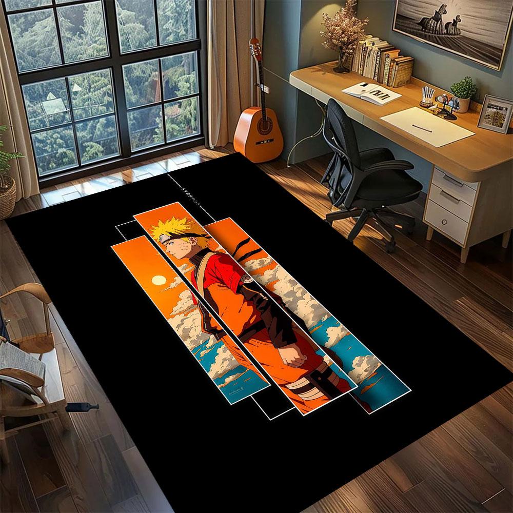 Naruto anime character Carpet for Living Room Bedroom Home Decor Cool Movie Mat Play Floor Mat