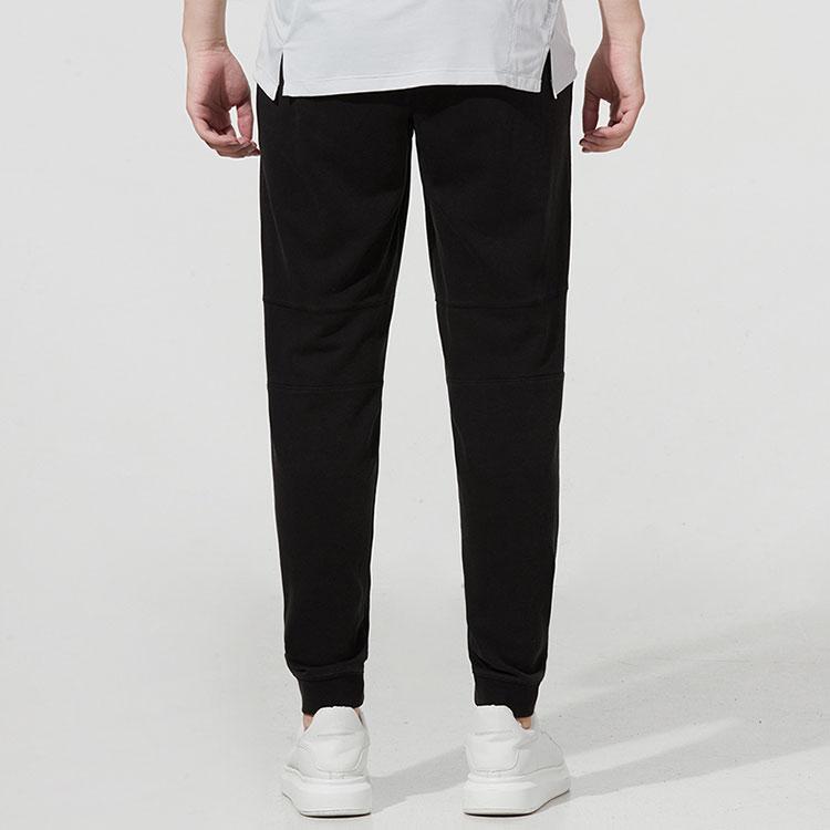 Jordan Air Fleece Pants With Cuffed Ankles and Vintage Logo Men Bottoms Black DA9859-010