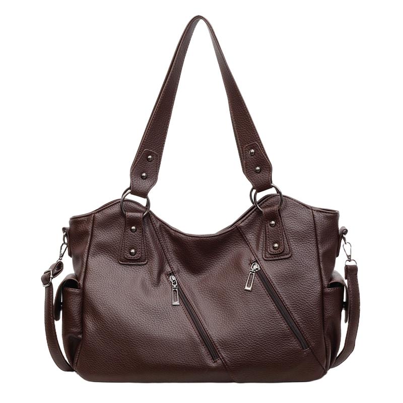 Simple Women's Handbag-PU Leather Material Fashionable Shoulder Bag with Large Capacity and Multiple Compartments Suitable for Daily and Holiday Gifts