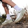 TUINANLE Men’s Non Slip Large Size Wide Outdoor Hiking Walking Sneakers Rotating Button Casual Trainers Sizes 39-45