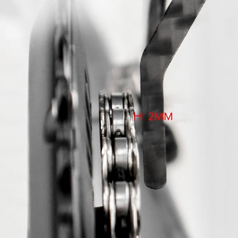 Wychwytywacz Łańcucha z Włókna Węglowego Stabilizatory Anti-Drop Lekki Prowadnica Łańcucha Urządzenie Wychwytujące Spadanie Akcesoria Rowerowe