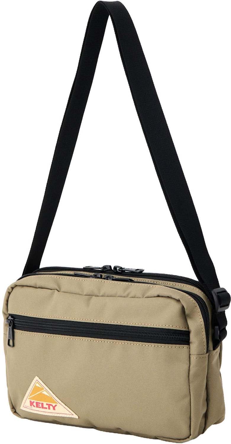 

KELTY Outdoor Shoulder Bag ES RECTANGLE ZIP SHOULDER S 14cm x 23cm x 7cm Tan 3259270926