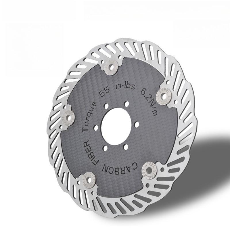 Disc Brake Road Mountain Bike Ultra Light Carbon Fiber Brake Disc Six Nail Middle Lock Disc 140mm/160mm