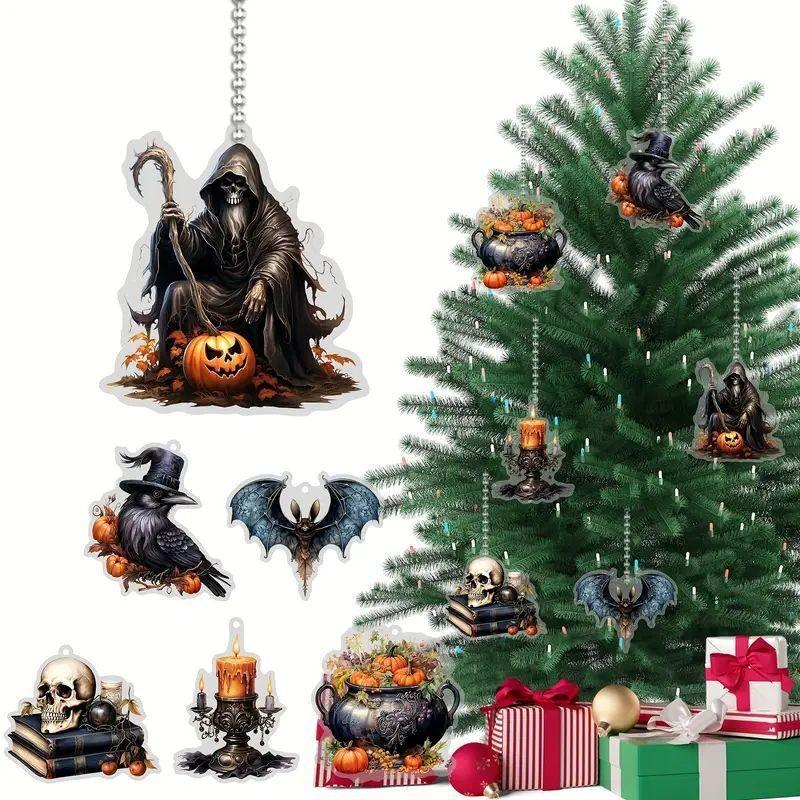 Cartoon Style Acrylic Car Accessories For Festive Halloween Home Decor