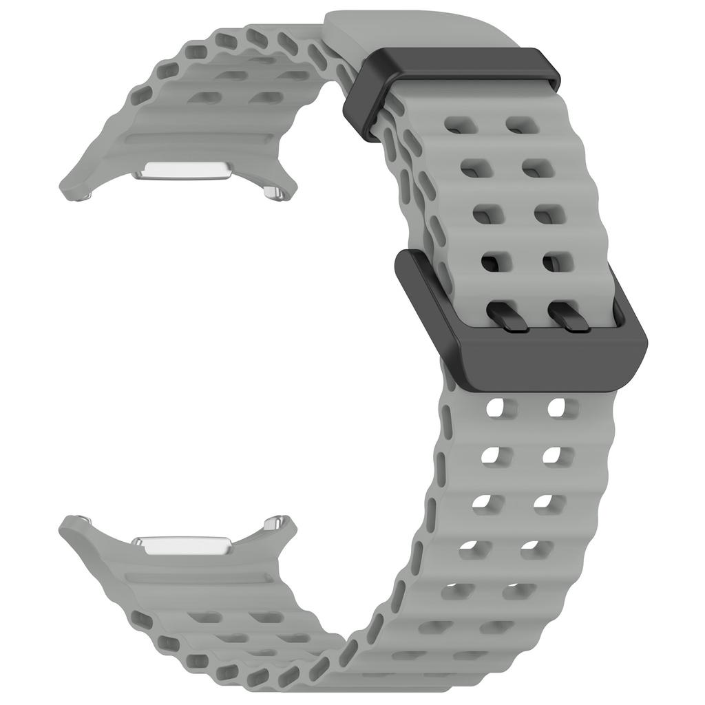 Vysoce kvalitní silikonový řemínek pro Samsung Galaxy Watch Ultra 47mm Měkký sportovní řemínek pro Samsung Galaxy Watch7 Ultra Příslušenství pro chytré hodinky