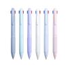 6x Retractable Ballpoint Pen 4 In 1 Shuttle Pen Multicolor Ballpoint Pen Office School Supplies Gift for Student