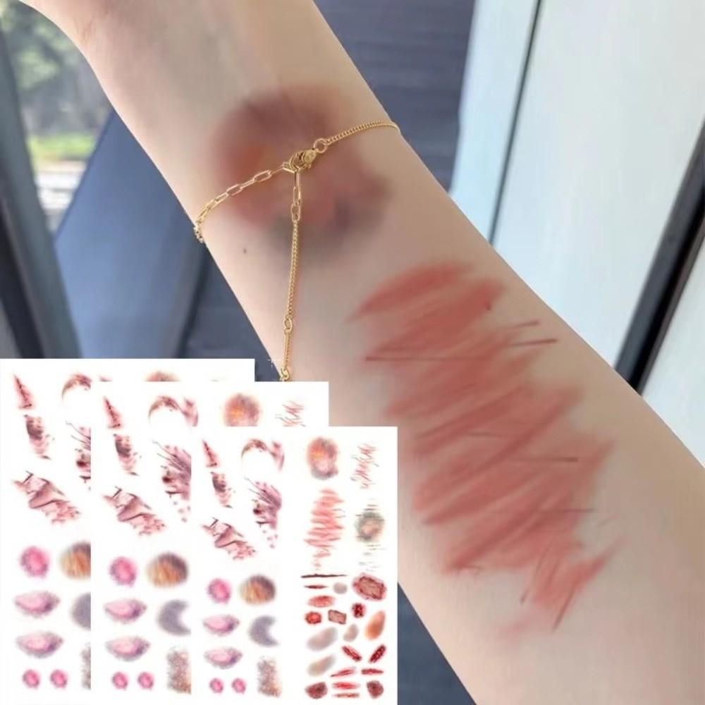 1/4PCS Lasting Cosplay Arm Ankle Scar Tattoo Stickers Realistic Fake Tattoo Scar Tattoo Sticker