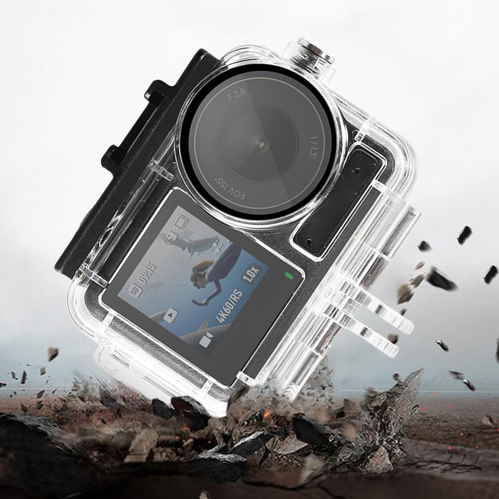 60M/196FT Waterproof Case Underwater Housing Diving Cover Diving Housing Case for DJI Osmo Action 5 Pro/4/3 Camera Accessories