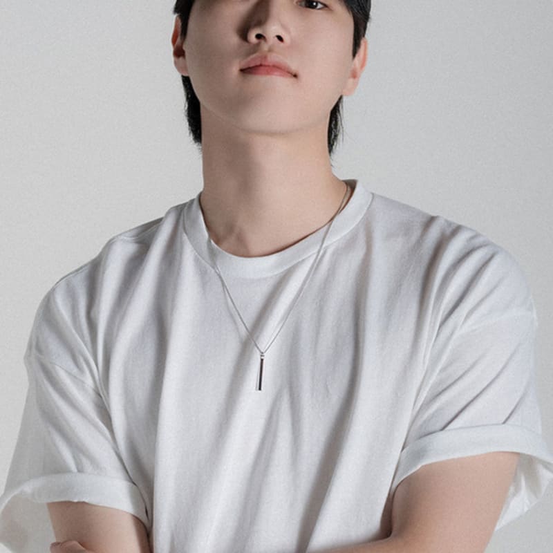 BICYCLE TROPHY S.S chain necklace 19 (long pendant / all surgical steel)