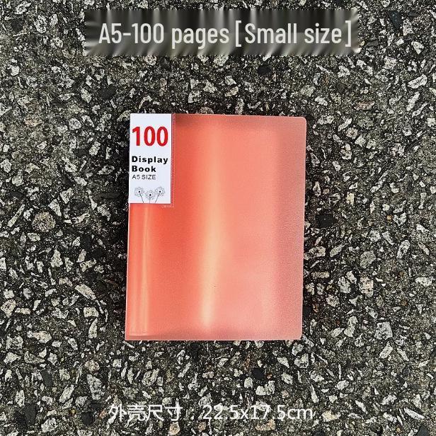 

A5 Multi-Layer Transparent Document Holder with 40/60/80/100 Pockets for Receipts and Classification.