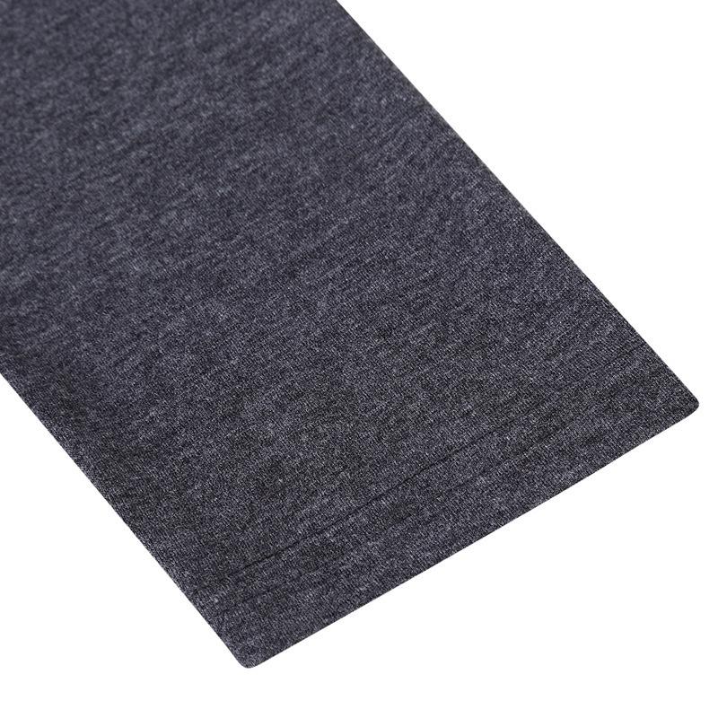 Europäischer und Amerikanischer Stil Herren Herbst- und Winter-Basisshirt Langarm Sport-Fitness-T-Shirt Einfarbiges Oberteil mit hohem Kragen