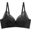 Dushiliren Women's Modal Underwear, Baby Skin Cotton Lace Wireless Push-Up Sweet Bra, 2B15C4