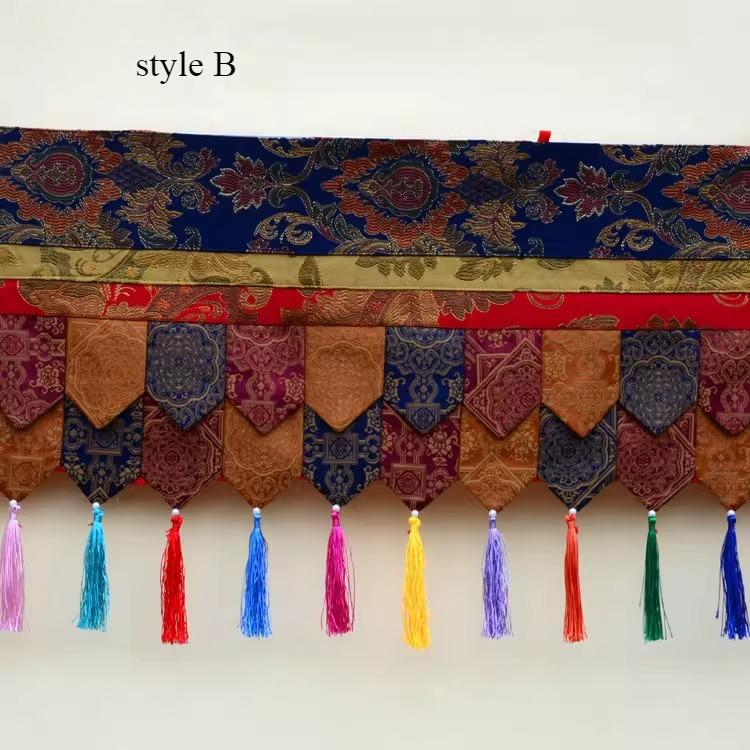 

Шторы в тибетском стиле/Выставочный зал отеля Храмы Буддийские залы Украшения сцены для религиозных церемоний Религиозные принадлежности