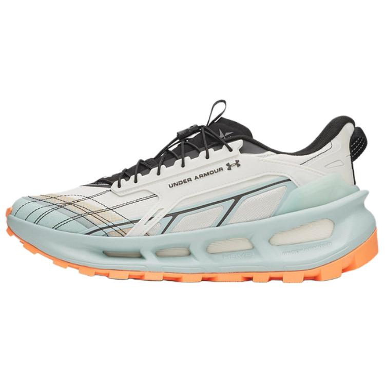 Under Armour Explor Trail Comfortable Durable Trail Running Shoes Men sneaker White Green Black 6012791-111 36.5