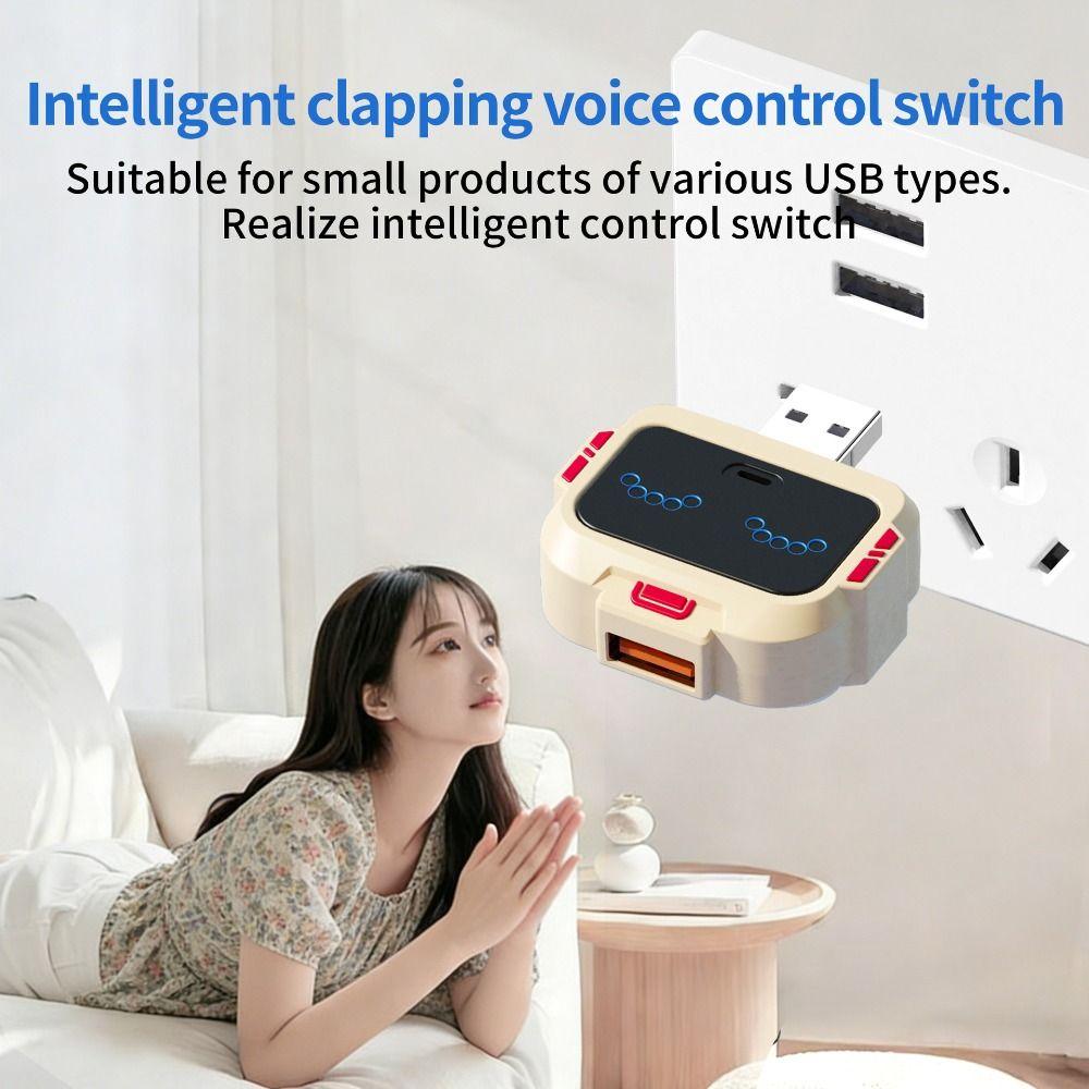 Protection Lights Switch Smart USB Socket Voice Extender USB Converter Socket Home Use