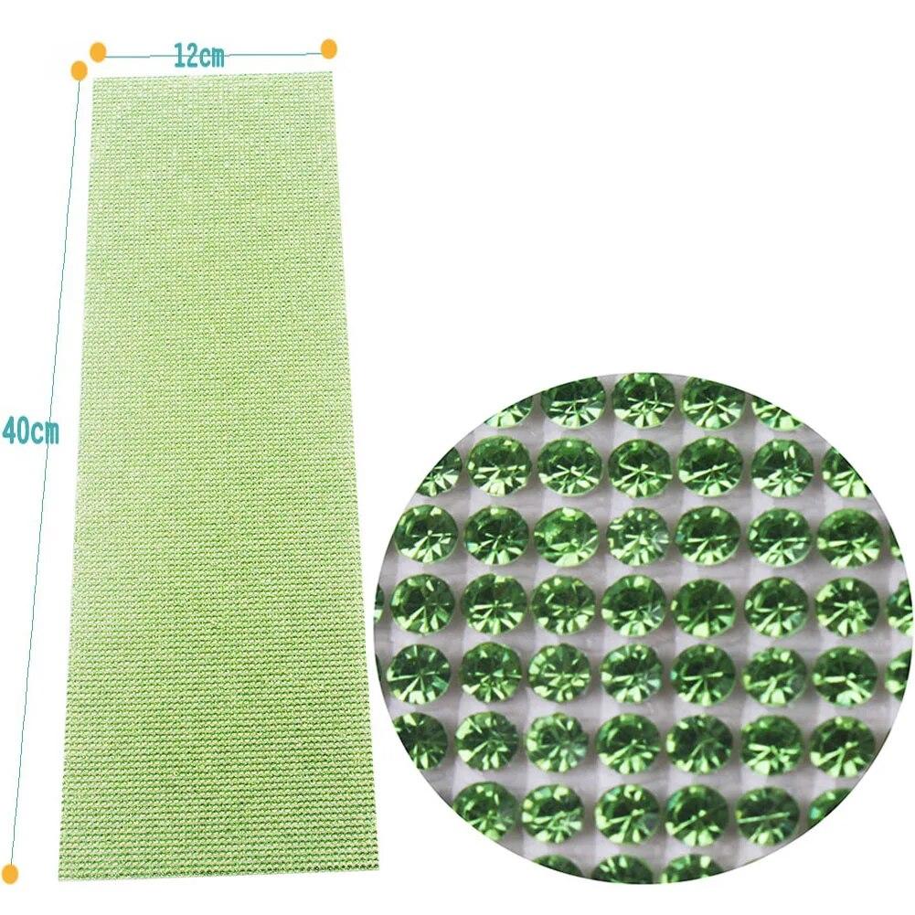 Bling Bling Automotive Interior Stickers Glass Crystals DIY Decoration Sticker for Car Mobile Phone Laptop Buttons Home Styling