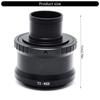 Lightweight Lens Adapter Mount Aluminum 1.25inch Telescope Mount Adapter for E Mount DSLR Camera Adapter