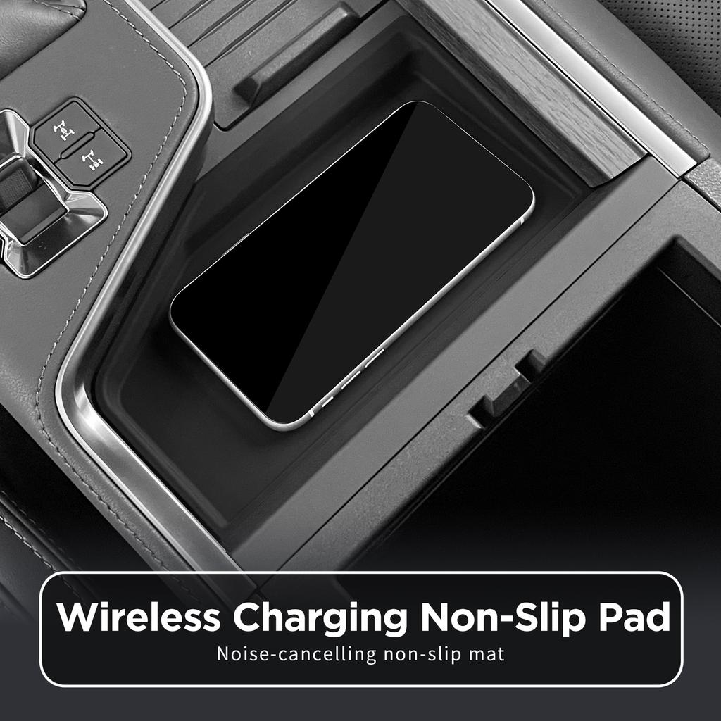 Anti-skid Pad for Lexus GX 550H 2025 2025 Car Phone Wireless Charging Pad Models Silicone Auto Accessories (Only The Mat)