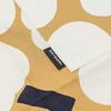 Marimekko Apron Rasymatto Black X White X Polka Dot Pattern 070692 190 Length 84cm Width 83cm [Used]