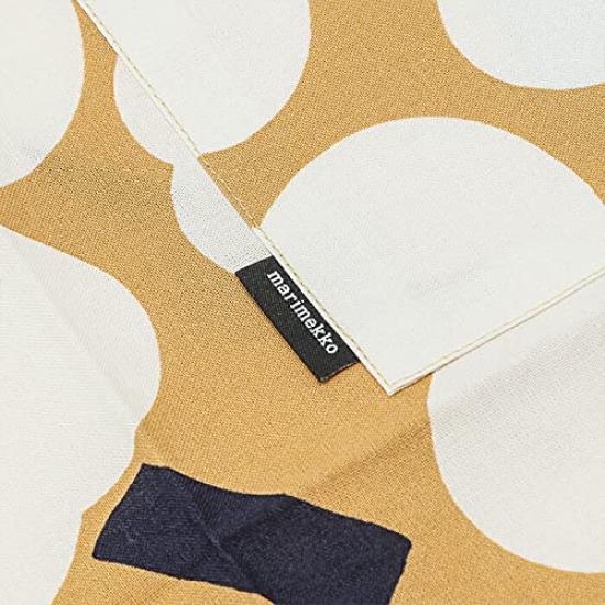 Marimekko Apron Rasymatto Black X White X Polka Dot Pattern 070692 190 Length 84cm Width 83cm [Used]