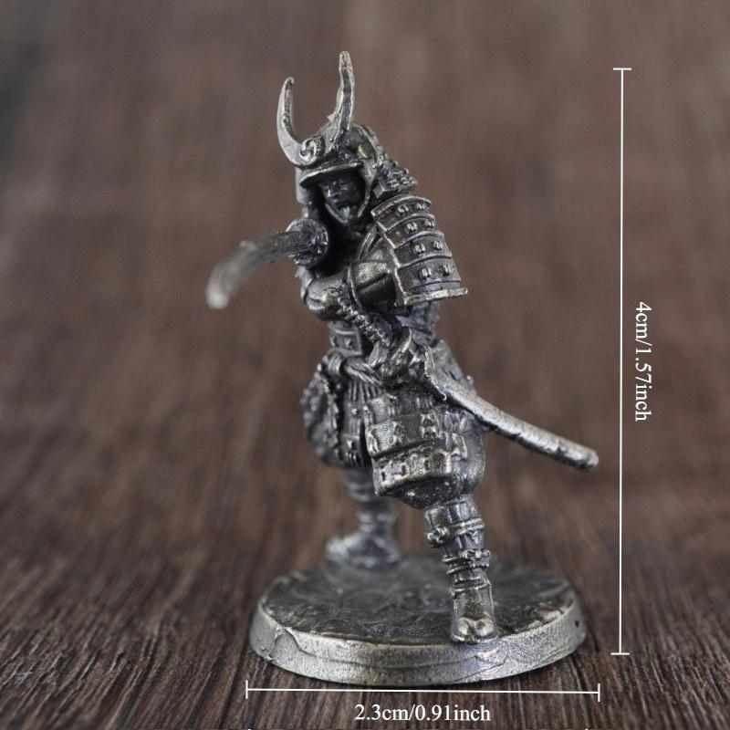 1pcs Figurines Miniatures Vintage Metal Japan Soldiers Model Statue Desktop Ornament Gift