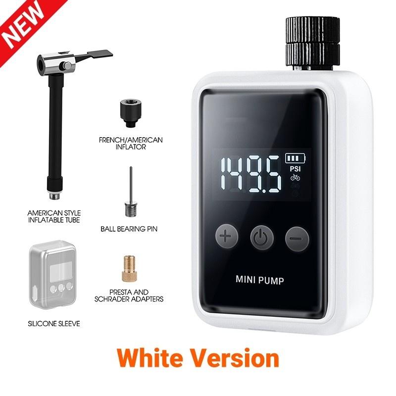 150 PSI MTB Portable Pocket Bike Digital Display Mini Fast Compressor Road Tire Electric Air Pump
