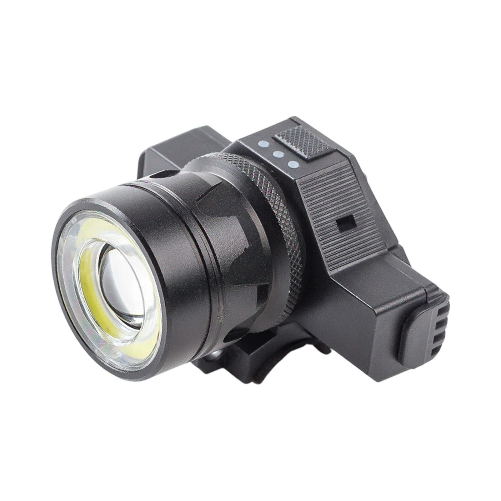 

Rechargeable Bike Headlight – 300LM Zoom Aluminum Alloy Cycling Light, Detachable Front Lamp for Night Riding Safety One Size чёрный