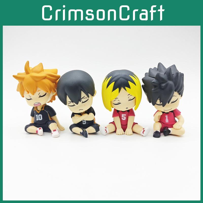 Charming Haikyuu Shoulder To Shoulder Sleep Model Pvc Figure Collectible Toy Assortment