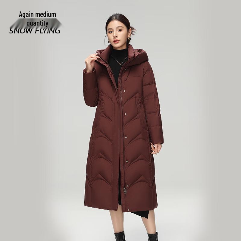 XueZhongFei Women's Mid-Length Down Coat (X40144598F)