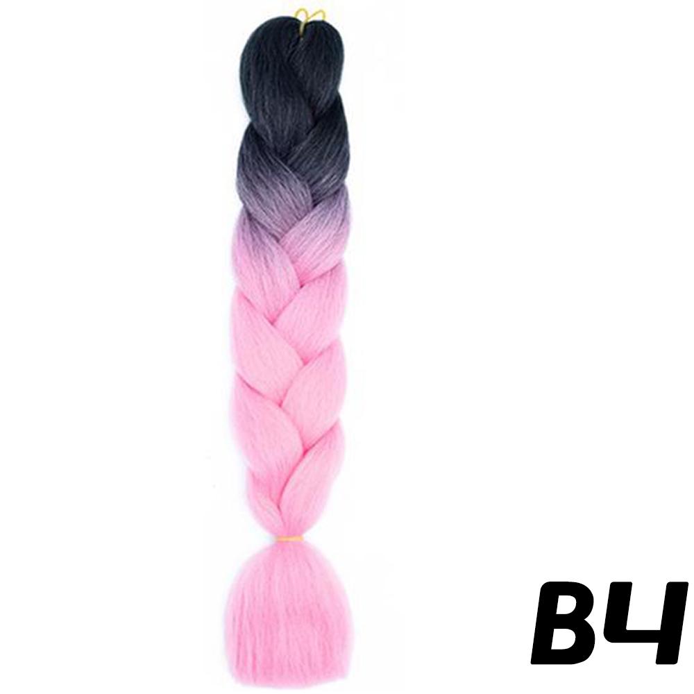 MISS WIG Synthetic Long Braid Ponytail Extension Straight Sleek Wrap Around Colorful Braid Hair Extensions Ponytail Natural Soft For Women Wear